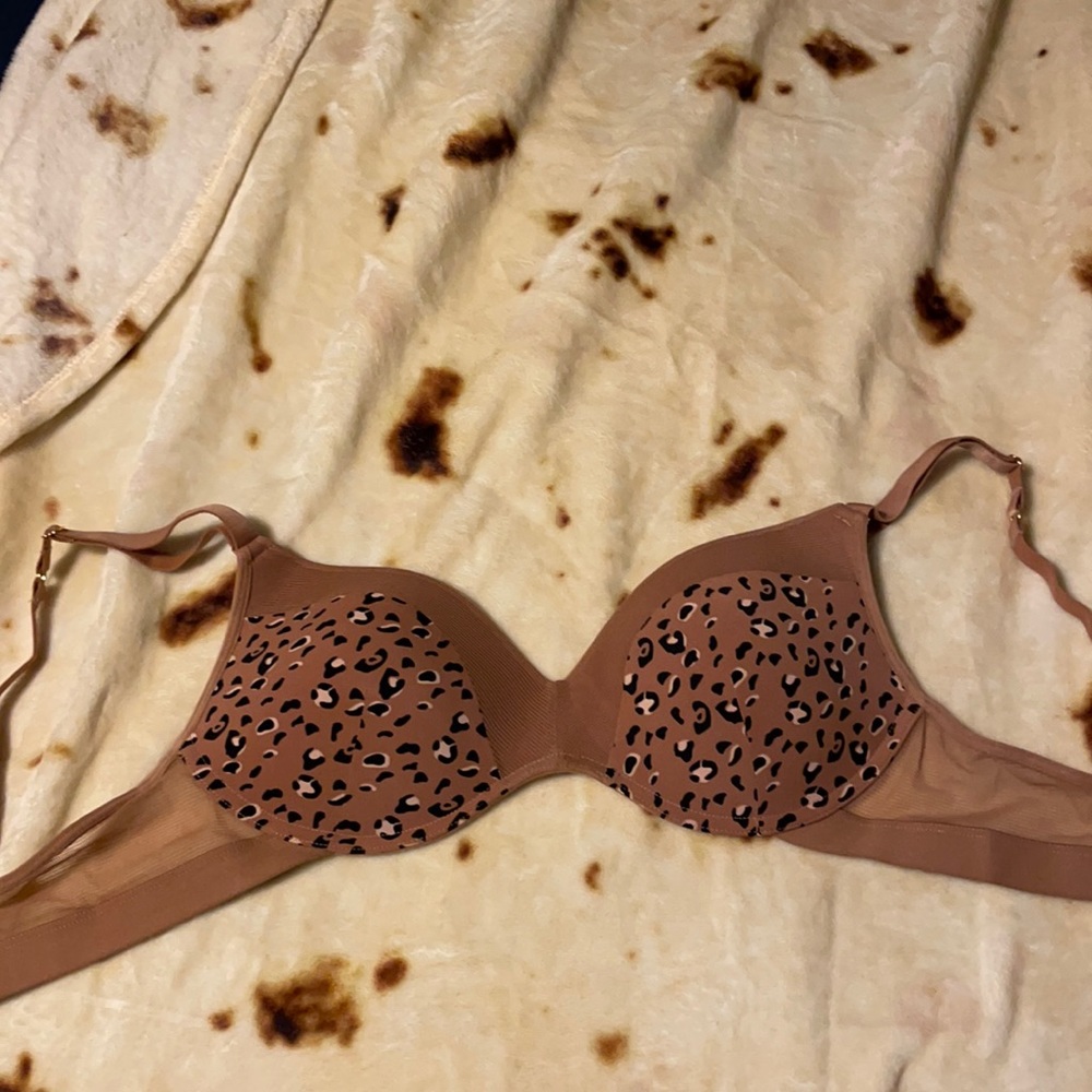 Leopard print bra